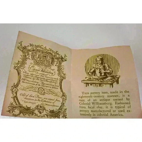 Williamsburg Pottery Pitcher Set Vintage Colonial Stoneware Blue Salt Glaze USA - Picture 3 of 16